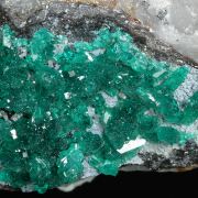 Dioptase on Chrysocolla