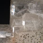 Barite with Calcite and Chalcopyrite