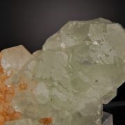 Fluorite (dodecahedral) on Quartz