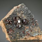 Grossular Var Hessonite w. Clinoclore etc.