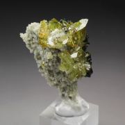 gem TITANITE twinned, K FELDSPAR var. ADULARIA