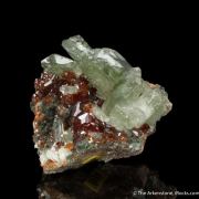 Diopside with Grossular var. Hessonite Garnet