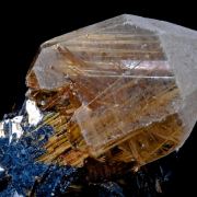 Rutilated Quartz and Hematite