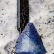 Benitoite with Neptunite