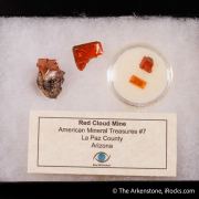 Wulfenite (Rough & Cut set)