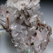 Calcite on Hemimorphite