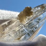 Quartz ( var. Tessin ) with Dolomite