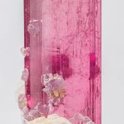 Lepidolite on Tourmaline