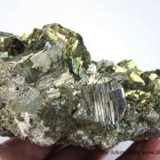 Pyrite on Arsenopyrite