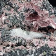 Rhodochrosite and Fluorite