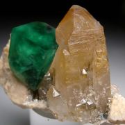 Fluorite with Quartz