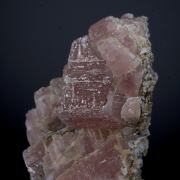 Rhodochrosite with minor Silver, Fluorite and Quartz