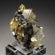 gem ANGLESITE, GALENA