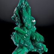 Dioptase (unusual color and exceptional form)