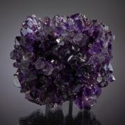 Amethyst - flower form, included by Rutile