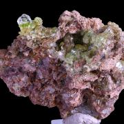 Opal var. hyalite CRAZY FLUORESCENCE
