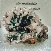 Cerussite with Malachite