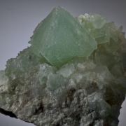 Fluorite on Quartz