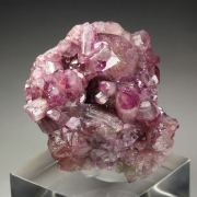 gem VESUVIANITE with RASPBERRY CAPS