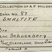 Skutterudite ps. Silver with Fluorite and Baryte