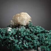 Cerussite on Copper with Malachite and Dolomite