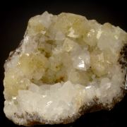 Adamite with Calcite