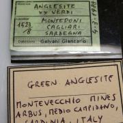 Anglesite (green!)
