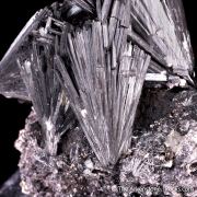 Pyrolusite on Rhodochrosite