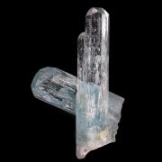 Beryl var. Aquamarine  (illustrated)
