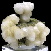 Fluorite, calcite, pyrite
