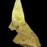 Calcite, chalcopyrite