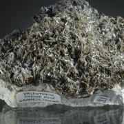Valentinite on Barite  - classic Italian