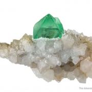 Fluorite on Quartz