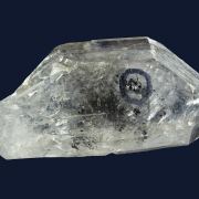 Quartz (Smoky enhydro)