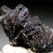 Covellite on Pyrite