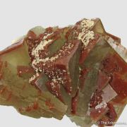 Fluorite with Hematite and Baryte- illustrated