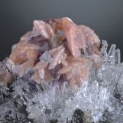 Rhodochrosite with Fluorite, Quartz, Galena, Tetrahedrite etc. 