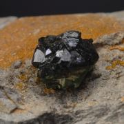Libethenite -rosette on matrix