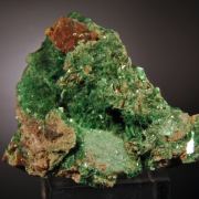 Torbernite (complex crystal aggregates)