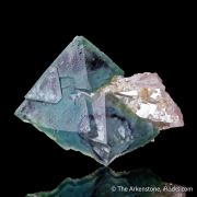 Fluorite on Quartz with Muscovite