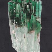 Liddicoatite Tourmaline on Quartz