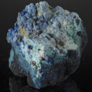 Duhamelite (Mottramite Ca and Bi) with Shattuckite