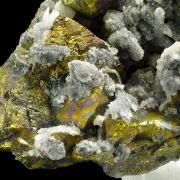 Chalcopyrite, quartz, sphalerite