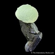 Prehnite on Epidote