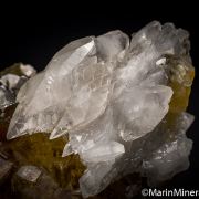 Fluorite with Calcite