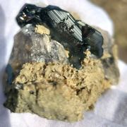 Hematite with Rutile on Quartz
