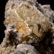Chalcopyrite with Galena, Pyrite and Calcite