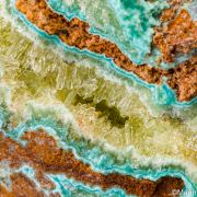 Senegalite on Turquoise