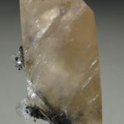 Calcite with Stibnite inclusions