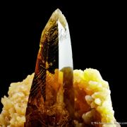 Baryte on Calcite